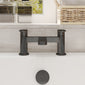 Nuie Binsey Deck Mounted Bath Filler - Brushed Pewter - welovecouk