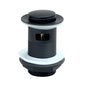 Mayford Matt Black 1600 Complete 500 Vanity Shower Bathroom Suite - Mid Grey
