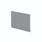 Nuie Waterproof Bath End Panel - Matt Grey 750mm - welovecouk