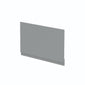 Nuie Waterproof Bath End Panel - Matt Grey 800mm - welovecouk