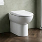 Nuie Lawton Comfort Height Back to Wall Pan - White