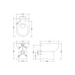 Nuie Lawton Comfort Height Back to Wall Pan - White