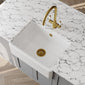 Fireclay White Single Bowl Traditional Thick Walled Butler Sink 795mm x 500mm x 220mm - welovecouk