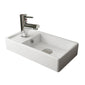 Nuie Minimalist 400mm Floorstanding Basin Vanity Unit - White