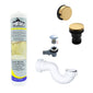 Bath Installation Pack - Brushed Brass - welovecouk