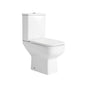 Select Rimless Close Coupled Super Spacesaver WC & Seat - 600mm - welovecouk