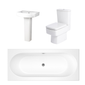 Bliss Foundation Straight Double Ended Bath Suites 1700 x 700