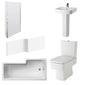 Bliss 1800mm L Shape Shower Bathroom Suite