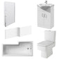 Bliss Vanity 1800mm L Shape Shower Bathroom Suite