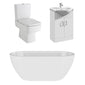 Bliss Freestanding Ashford Double  Ended Vanity Bath Suites - 1600 x 750