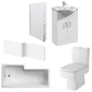 Bliss Vanity 1700mm L Shape Shower Bathroom Suite