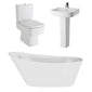 Bliss Freestanding Serenity Slipper Bath Suites - 1500 x 750