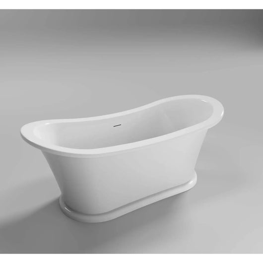  Double Ended Boat Bath by Owen & Oakes - 1700 x 740 - White Gloss