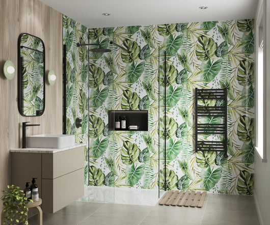  Botanical Garden Bathroom Wall Panels