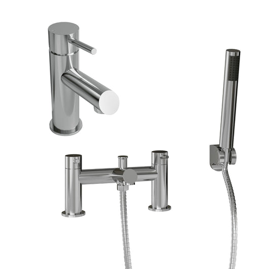  Brantley - Chrome Mono Basin Mixer Inc P/B Waste and Bath Shower Mixer Inc Handset