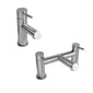Misirlou 1700mm Shingle Complete Bathroom Suite - Chrome