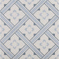Brent Blue Square Porcelain Tile