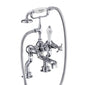 Burlington Anglesey Deck Mounted Bath Shower Mixer with S Adjuster