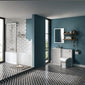 Nova 1700 L Shaped Complete Shower Bathroom Suite