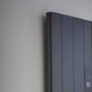 SDG Capri Electric Aluminium Panel Heater 2000W Vertical 1600 x 544mm - Anthracite