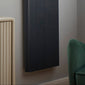 SDG Capri Electric Aluminium Panel Heater 2000W Vertical 1600 x 544mm - Anthracite