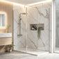 Chrome Enclosure with Stone Shower Tray - Various Sizes Available - welovecouk