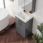 Ryker 500mm Floor Standing 2 Door Vanity & Basin 1 - Grey