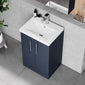 Ryker 500mm Floor Standing 2 Door Vanity & Basin 1 - Midnight Blue