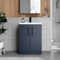 Ryker 600mm Floor Standing 2 Door Vanity & Basin - Midnight Blue