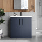 Ryker 800mm Floor Standing 2 Door Vanity & Basin 1 - Midnight Blue