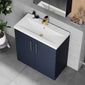 Ryker 800mm Floor Standing 2 Door Vanity & Basin 1 - Midnight Blue