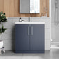 Ryker 800mm Floor Standing 2 Door Vanity & Basin 1 - Midnight Blue