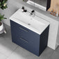 Ryker 800mm Floor Standing 2 Drawer Vanity & Basin 1 - Midnight Blue