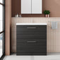 Ryker 800mm Floor Standing 2 Drawer Vanity & Basin 1 - Charcoal Black