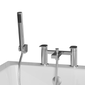 OAKLEY - Chrome Bath Shower Mixer Tap Inc Handset