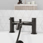 ARLO - Black Bath Shower Mixer Tap Inc Handset