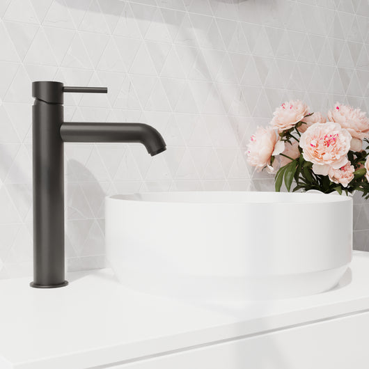  ARLO - Black Tall Mono Basin Mixer Tap