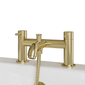 ARLO - Brushed Brass Bath Shower Mixer Tap Inc Handset