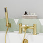 ARLO - Brushed Brass Bath Shower Mixer Tap Inc Handset