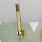 ARLO - Brushed Brass Mono Basin Mixer Inc P/B Waste and Bath Shower Mixer Inc Handset