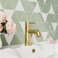 ARLO - Brushed Brass Mono Basin Mixer Inc P/B Waste and Bath Filler