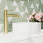 ARLO - Brushed Brass Tall Mono Basin Mixer Tap