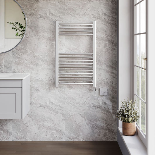  SDG Electric Straight Towel Rail Standard on/off 500 x 800mm - 150W