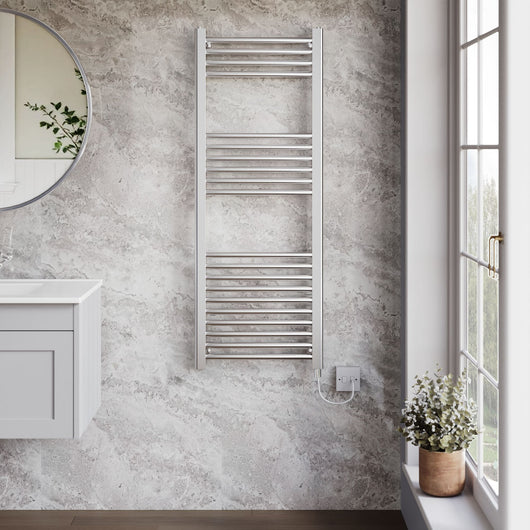  SDG Electric Straight Towel Rail Standard on/off 500 x 1200mm - 300W