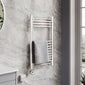 SDG Electric Straight Thermostatic Towel Rail 500 x 800mm  - 150W