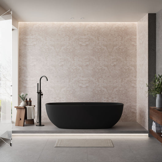  SDG Waterproof PVC Wall Panel 2400 x 1000 x 10mm - Concrete Beige (Matt)