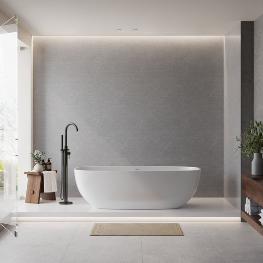  SDG Waterproof PVC Wall Panel 2400 x 1000 x 10mm - Grey Quartz (Matt)