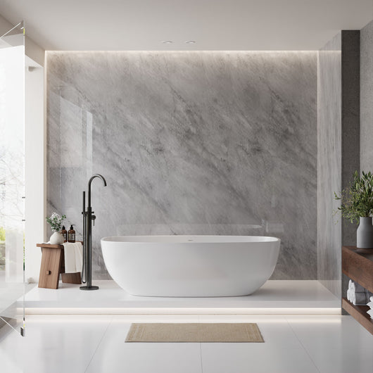  SDG Waterproof PVC Wall Panel 2400 x 1000 x 10mm - Ocean Marble (Gloss)