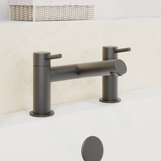  Brantley Black Bath Filler Tap