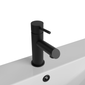 Brantley - Black Mono Basin Mixer Tap Inc P/B Waste - welovecouk